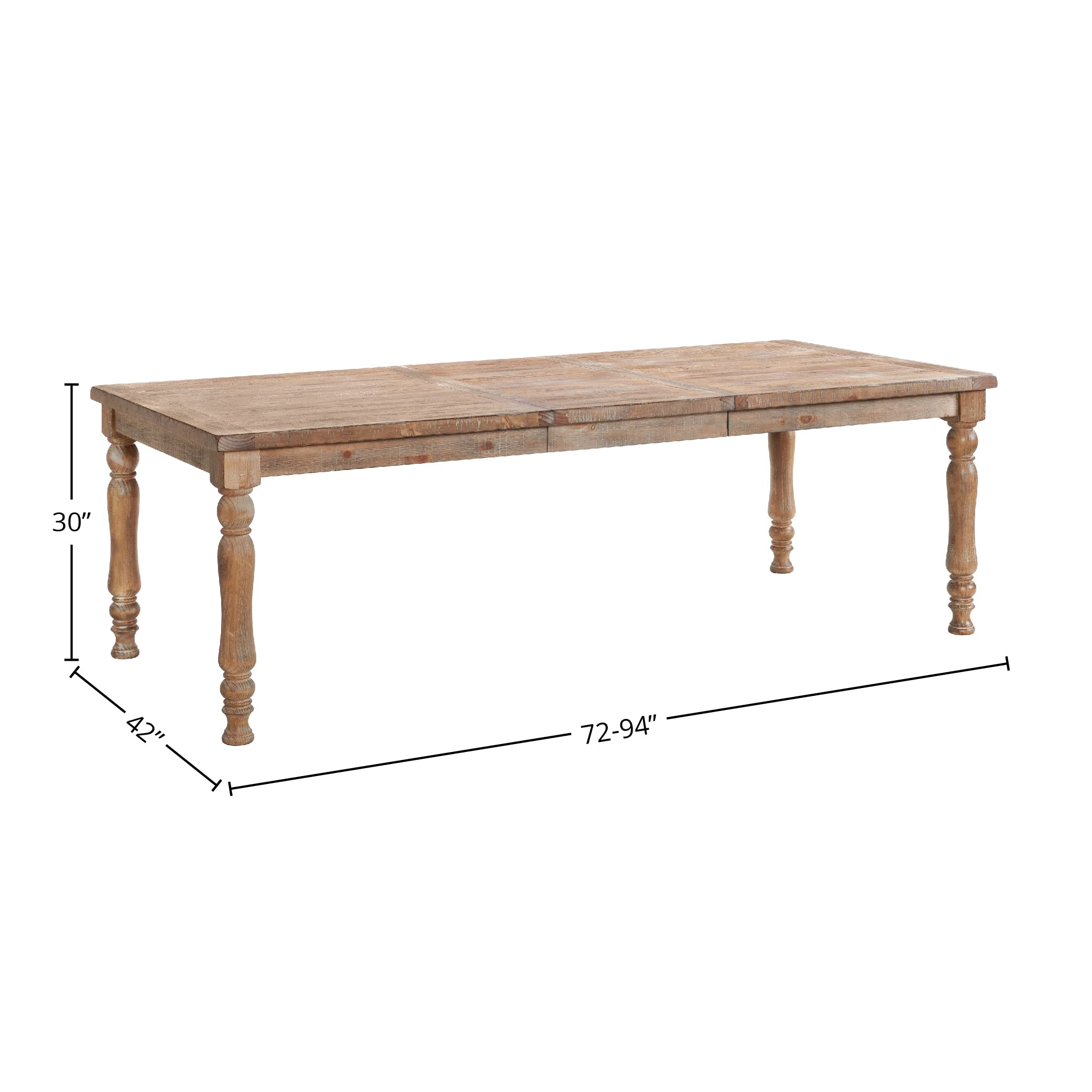 Intercon Highland 42 x 72-94" 4 Legs, Sandwash Standard Dining Tables
