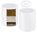 Heavy Duty Shower Filter Replacement Cartridge 2 Pcs, Shower Head Filter Refill Cartridge, for Hard Water Chlorine Heavy Metal I