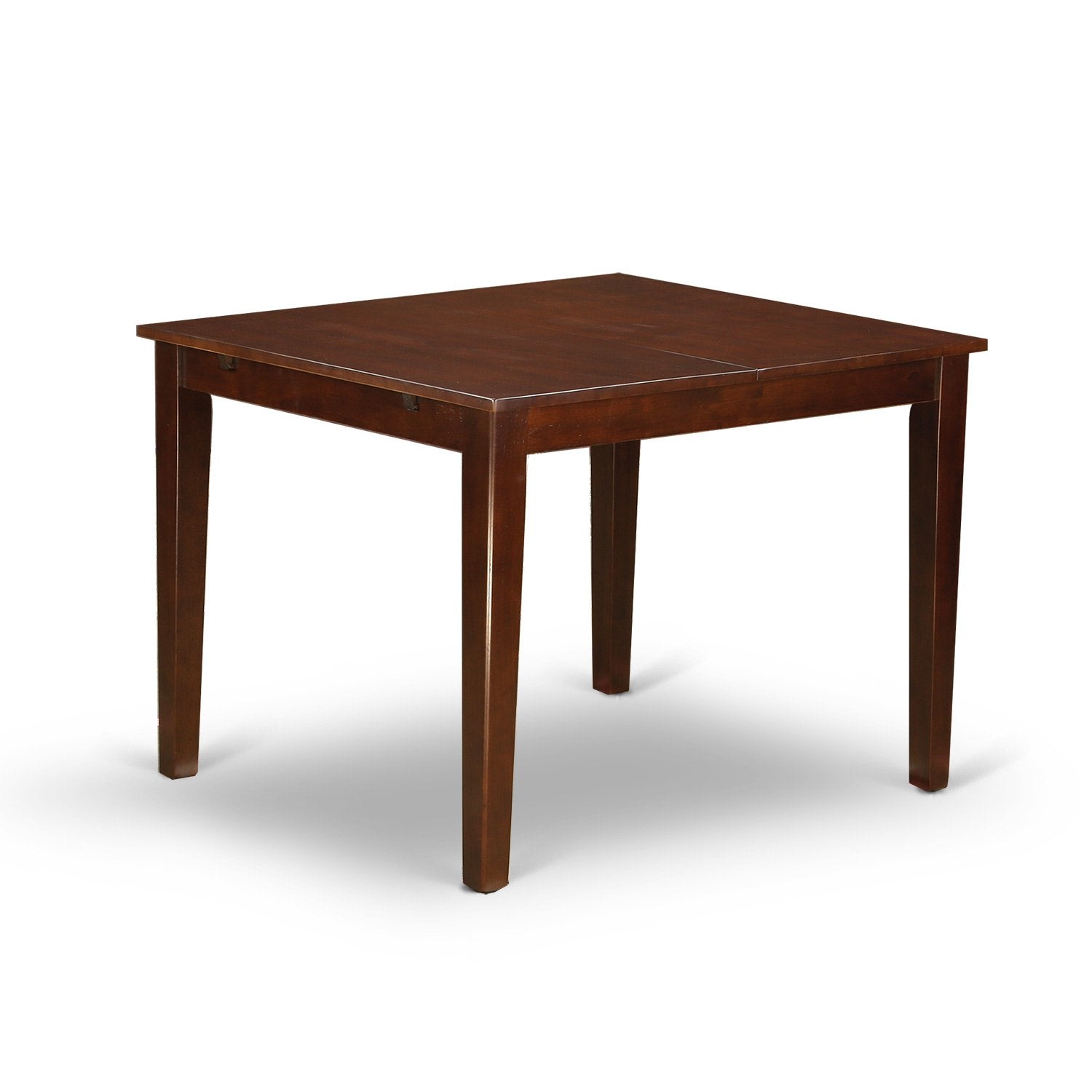 East West Furniture NOFK6C-MAH-C 6 Piece Set Contains a Rectangle Dining Room Table with Butterfly Leaf and 4 Linen Fabric Upholstered Chairs with a Bench, 32x54 Inch