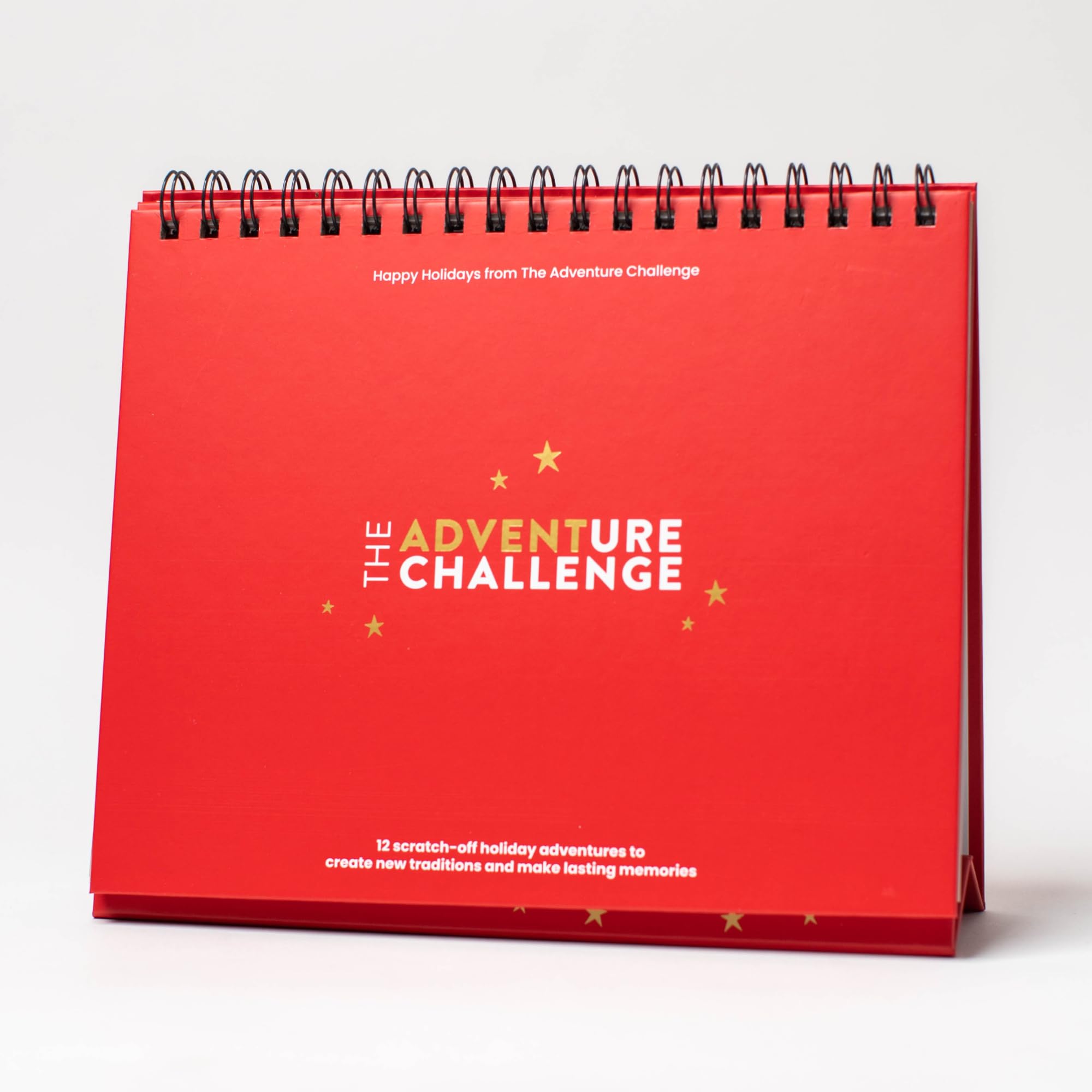 The Adventure Challenge Advent Calendar 2022-12 Scratch-Off Holiday Season Adventures for Couples, Families, Friends and More, C