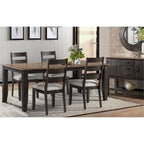 Intercon Beacon 53" Wide Server with 3 Drawers and 2 Cabinets, Black & Walnut Sideboards