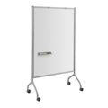 Safco Impromptu Full Whiteboard, Double-Sided Magnetic Dry Erase Board for Home, Office and Classroom, Commercial Grade Steel Fr