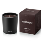 Apotheke Scented Candles for Home, Charcoal Rouge - 10.5 oz Long-Lasting Soy Wax Jar Candle - 60-70 Hours Burn Time - Notes of C