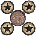 Earth Rugs 29-CB099BS Coaster Set, 5, Black