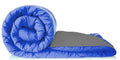 Casa Copenhagen Microfibre Reversible Comforter Single Bed Royal Blue & Dark Grey