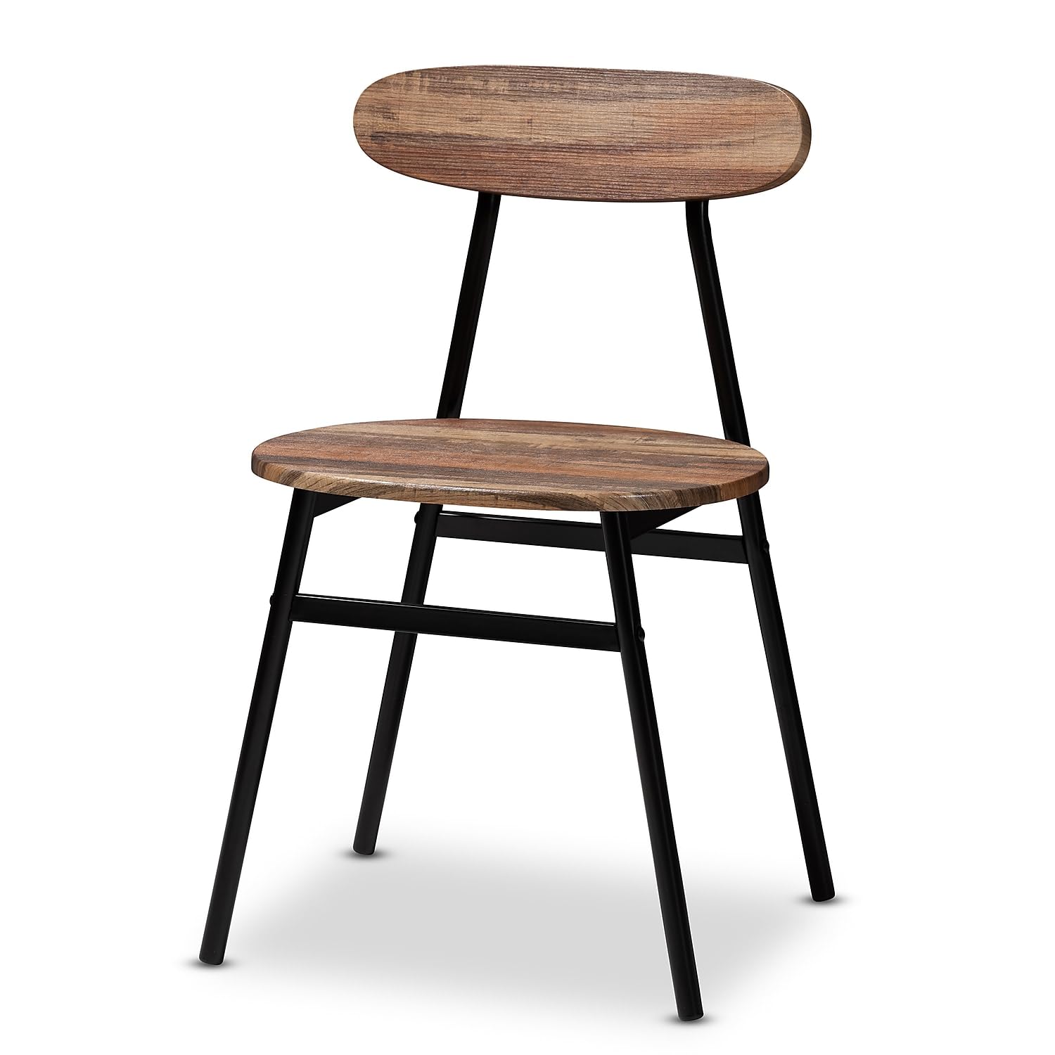 Baxton Studio Darcia 43.31-inch Dining Set, Light Brown, 5-Piece (146-9531-HiT)