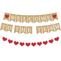 Welcome To The Team Burlap Banner For New Teacher Boss Employee Coworker Staff Colleague Team Member Hanging Garland Kit Paper B