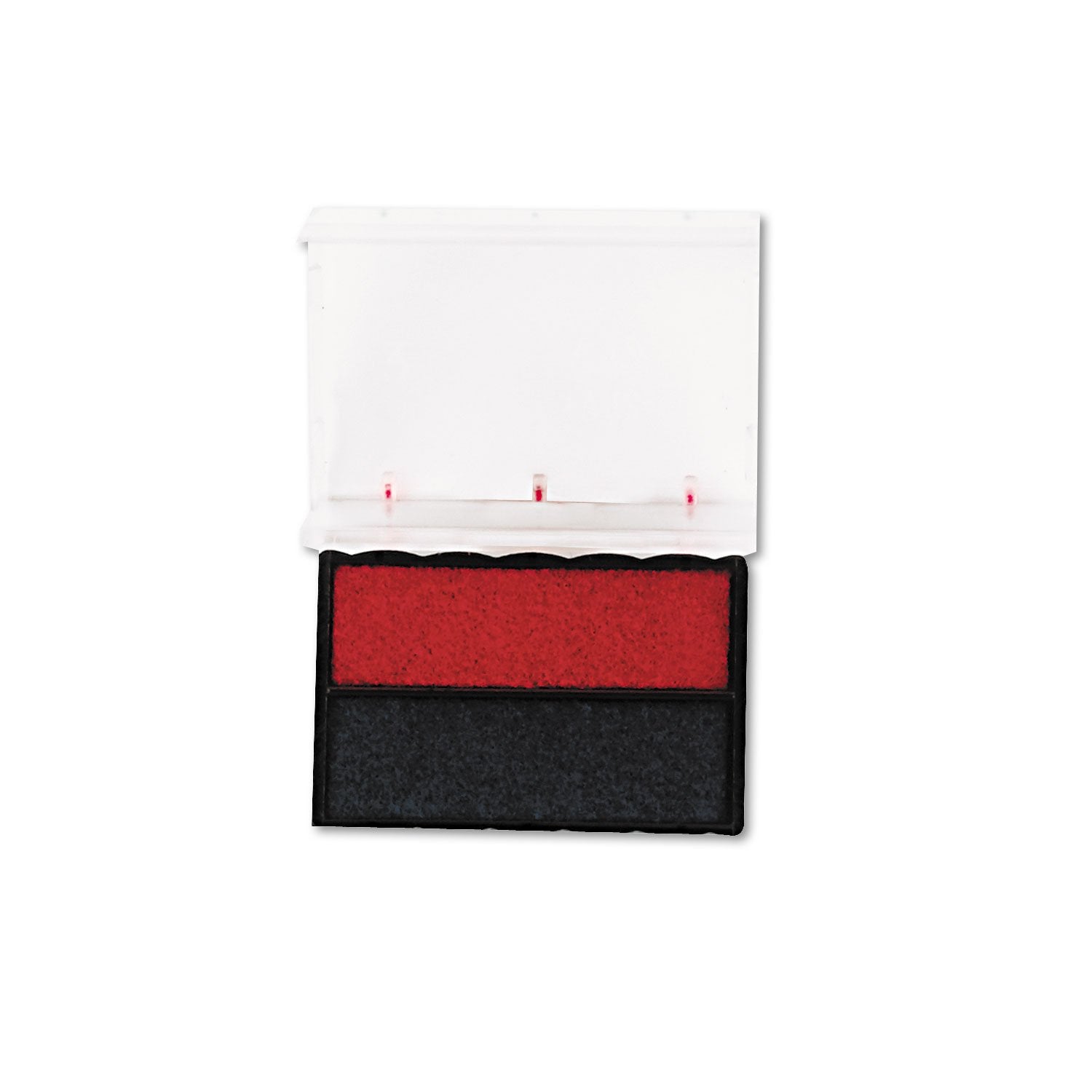 U. S. Stamp & Sign Trodat T4850 Dater Replacement Pad, 0.18 Inch Width X 1 Inch Depth, Red/Blue (P4850Br)
