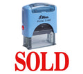 Sold Self Inking Rubber Stamp Custom Shiny Office Stationary Stamp