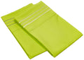 Elegant Comfort 2-Piece 1500 Thread Count Egyptian Quality Ultra Soft Wrinkle, Fade, Stain Resistant Pillowcases, Standard Size,