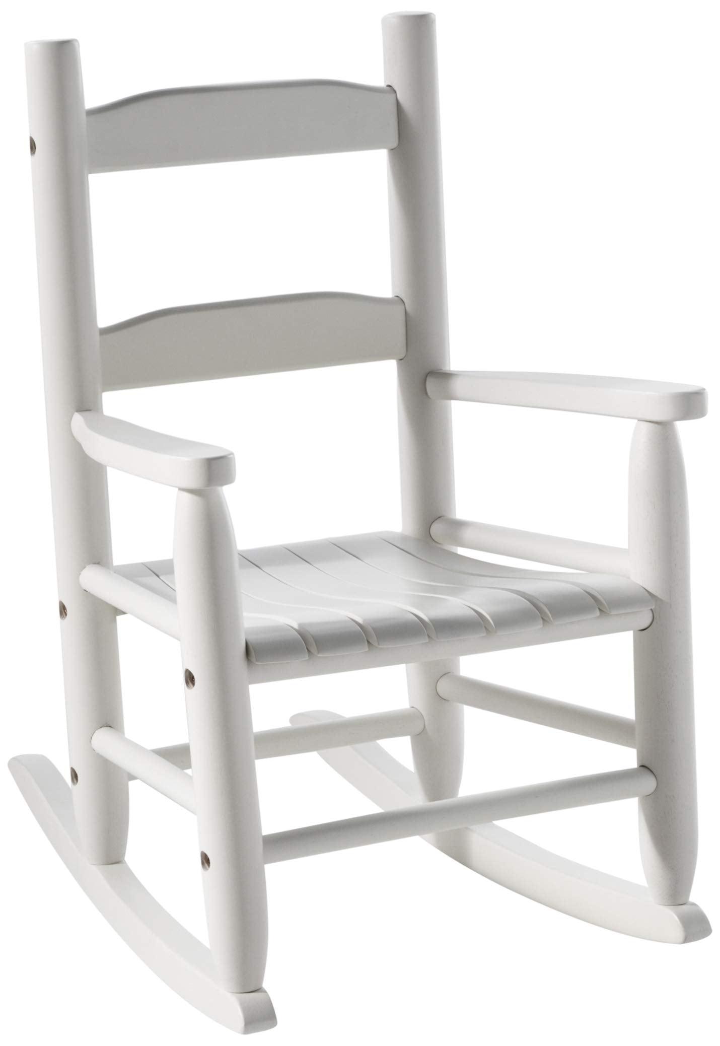Lipper International Childs Rocking Chair, 14.5 W x 19.75 D x 23.75 H, White