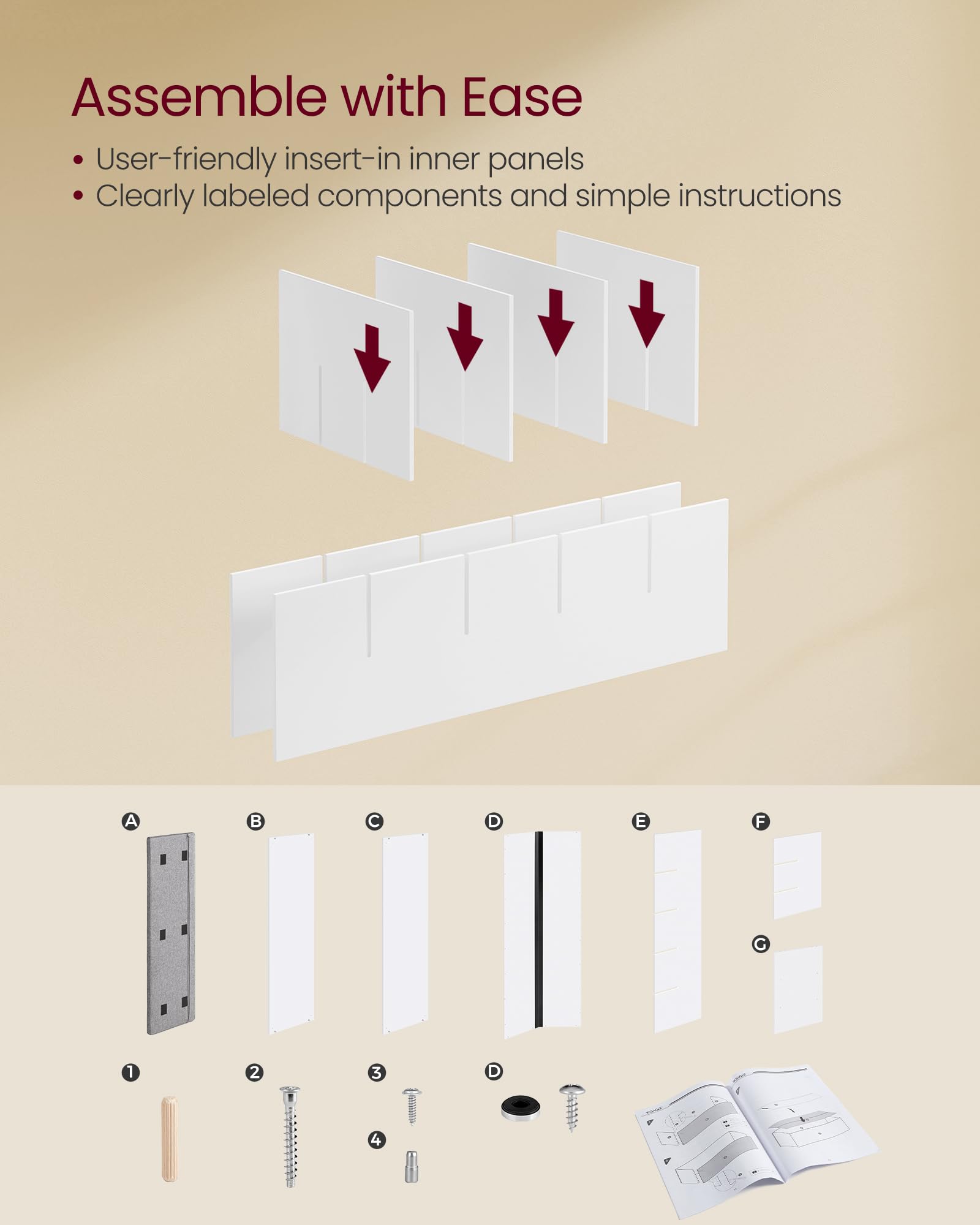 Vasagle Shoe Bench With Cushion, Storage Bench With Padded Seat, Entryway Bench With 15 Compartments, For Bedroom, 11.8 X 41.3 X 18.9 Inches, Cloud White And Dove Gray Ulhs15Wt