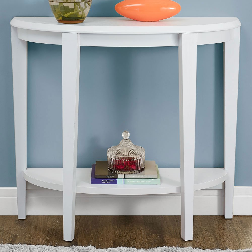 Monarch Specialties Accent Table 36" L - Dark Taupe Hall Console
