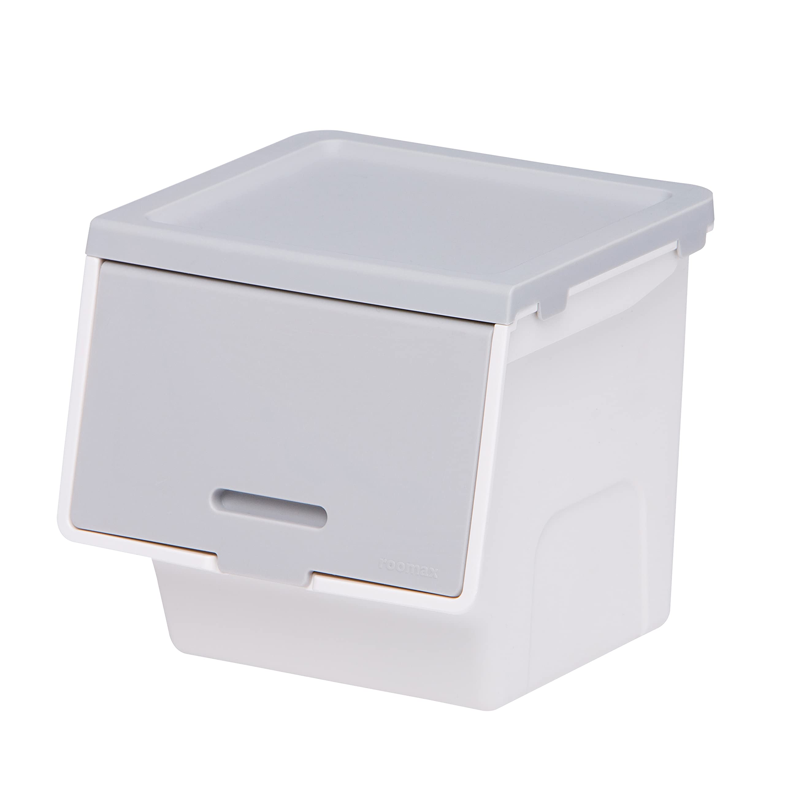 Litem Roomax Mini |Cool Grey Small & Cute Size Stackable Desk Organiser Storage Unit For Home Office Unique Design