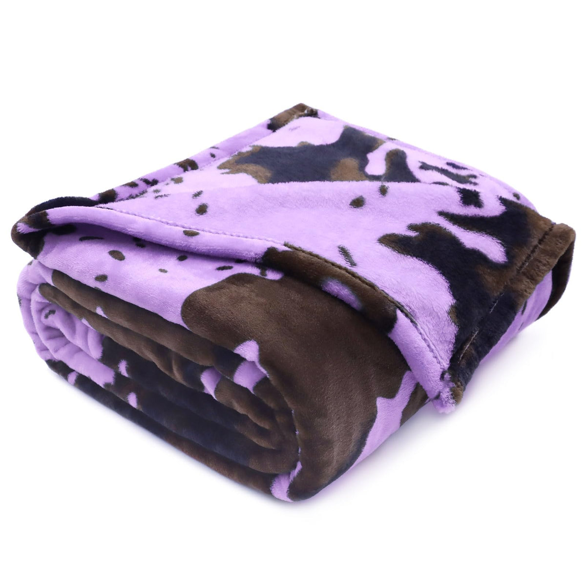 Cute Toddler Blanket Dark Purple Fuzzy Small Soft Fleece Blanket Lavender Lilac Purple Unique Birthday Gifts For Kids Girls Boys