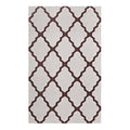 Modway Marja Moroccan Trellis 8X10 Area Rug With Lattice Design In Brown And Gray