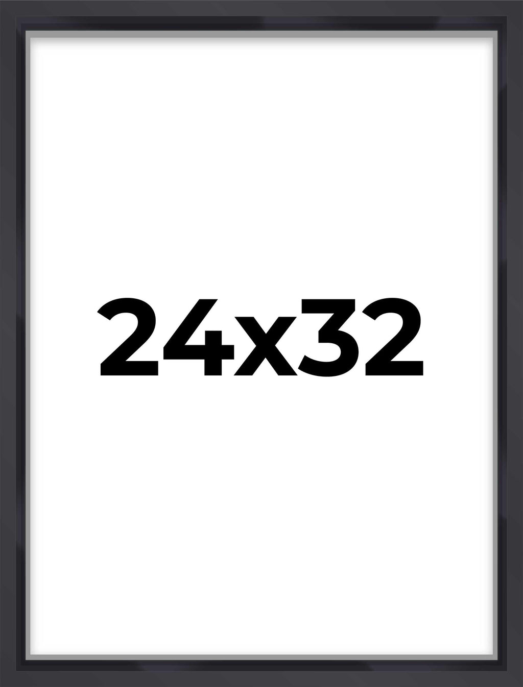 24x32 Shadow Box Frame Contemporary Black | 1'' Depth of Usable Space| Interior Size 24x32 or 32x24 Inches| UV Resistant Acrylic