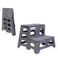 Bee Neat Folding 2 Step Stool for Adults, Kids, Toddlers - Collapsible & Foldable Step Ladder for Kitchen, Bathroom or Bedroom -
