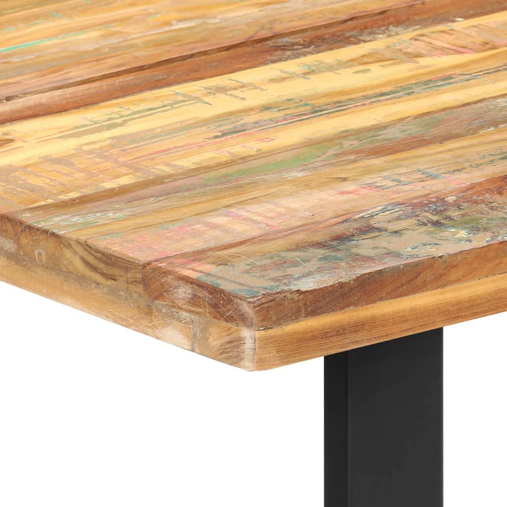 Furniking Dining Table 63&quot;x31.5&quot;x29.5&quot; Solid Reclaimed Wood
