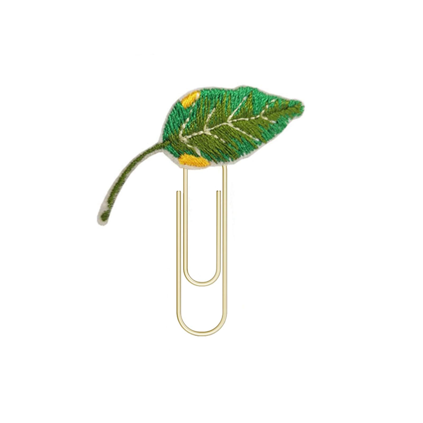 Reeleer Tree Leaf Golden Planner Paper Clips, Bookmarks, Wedding Planner Accessories, Paperclip, Office Gifts