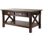 Winsome Xola 18 x 37 x 21-Inch Composite Wood Coffee Table, Cappuccino (40538)