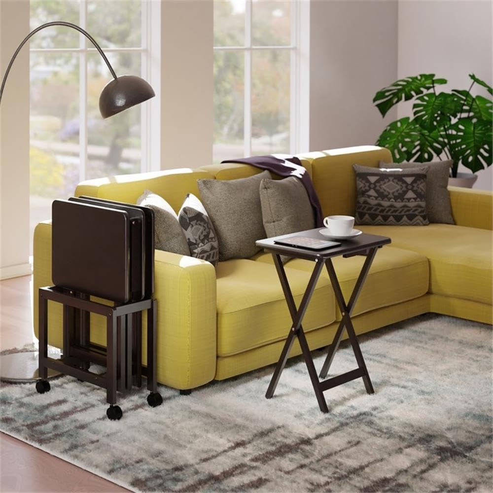 Winsome Wood Allen TV Table, Coffee, 19&quot;W x 14.5&quot;D x 25.9&quot;H