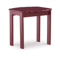 Linon Adirondack End, Red Table, 18.11 x 18.5 x 18.11
