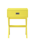 Convenience Concepts Designs2Go Landon 1 Drawer End Table, unspecified, Yellow