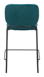 Zuo Plat Counter Stool Green