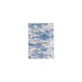 Safavieh Berber Shag Collection Area Rug - 10' x 14', Beige & Blue, Modern Abstract Design, Non-Shedding & Easy Care, 1.2-inch T