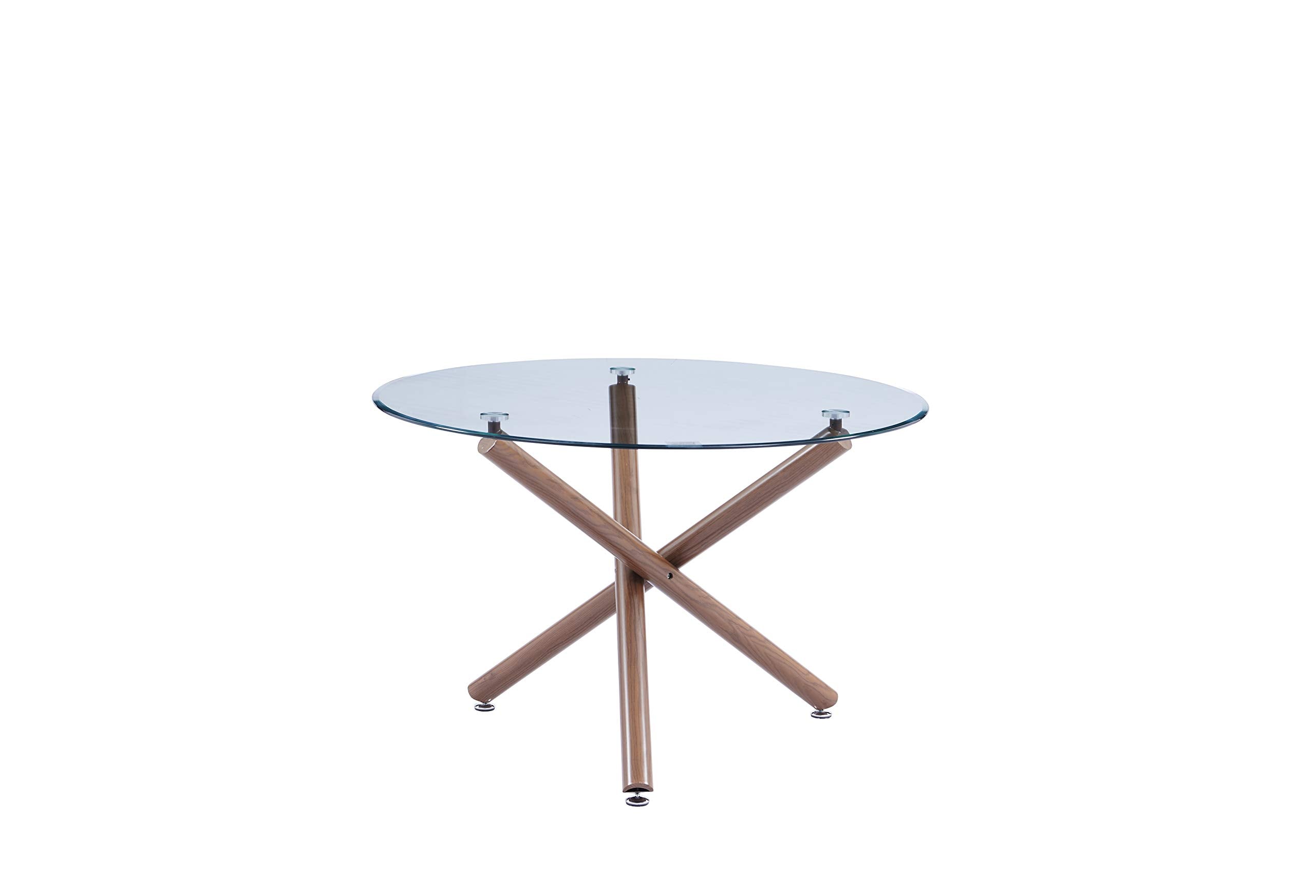 Best Quality Furniture D136D5 Dining Set, Gray