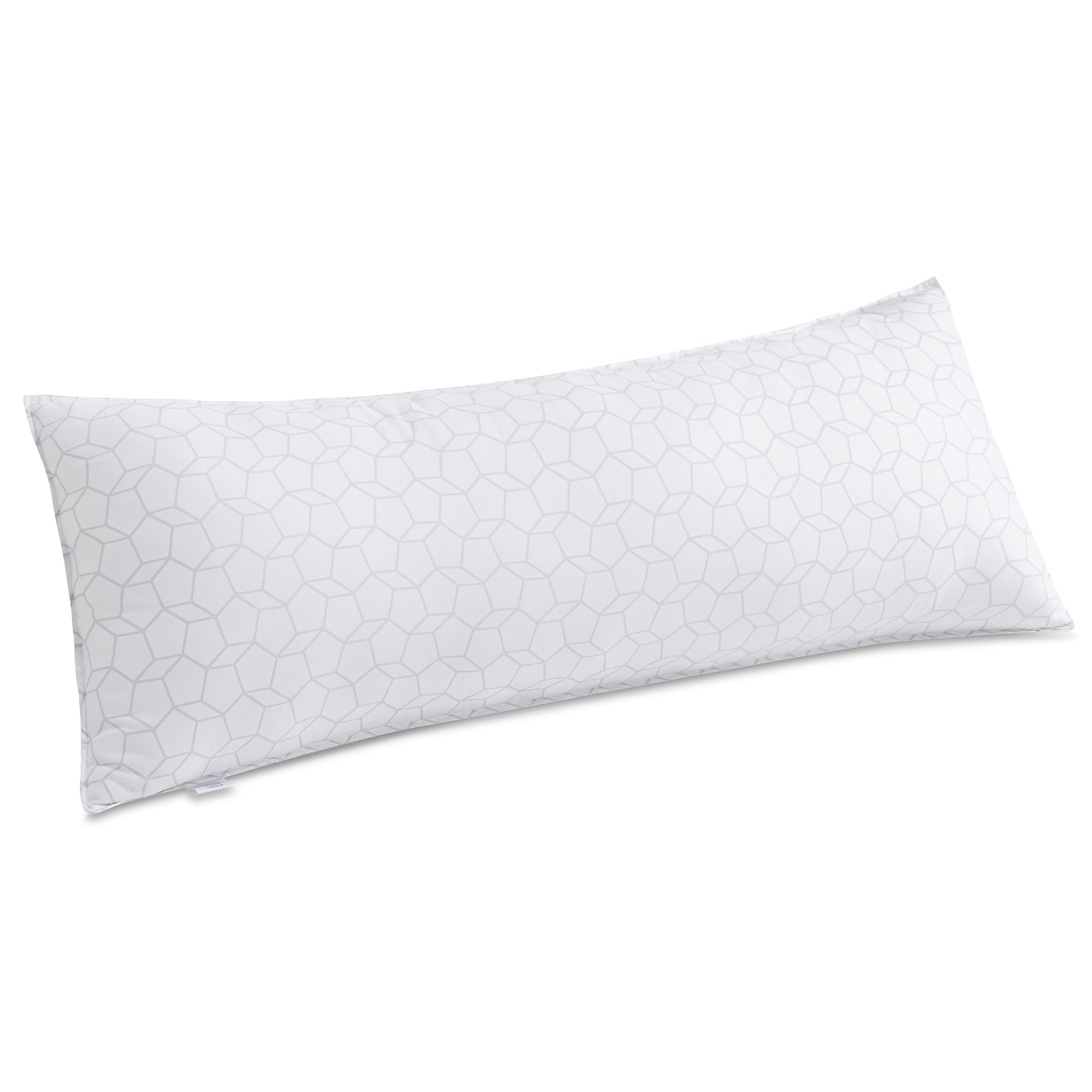 Oubonun 20X54 Full White Body Pillow For Adults, Big Long Bed Pillow For Sleeping, Premium Firm Body Support Pillows For Side Sl