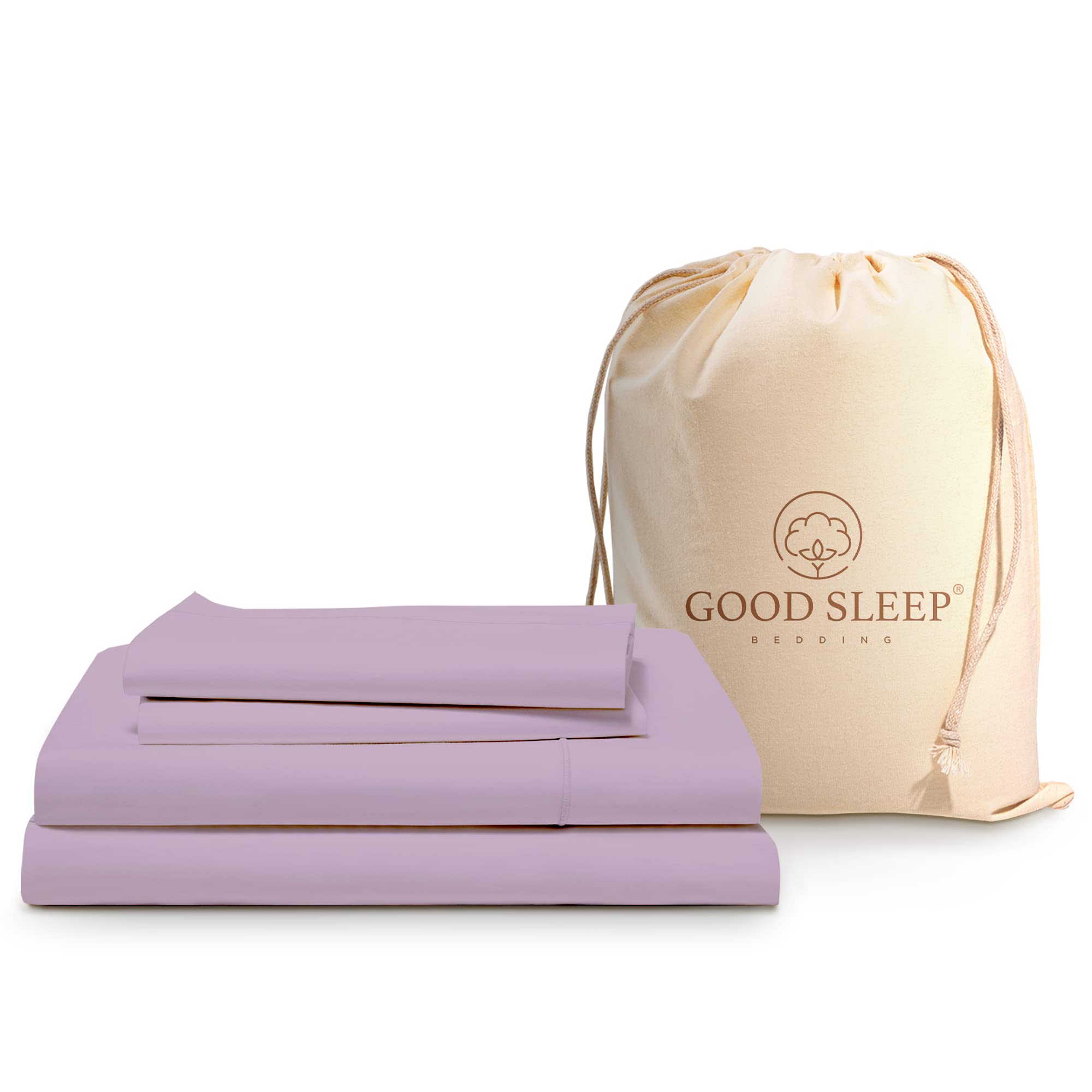 Good Sleep Bedding Cooling Sheets Queen - 1000 Tc Queen Sheet Sets, 4 Pc 100% Egyptian Cotton Queen Bed Sheets Set, Sateen Weave