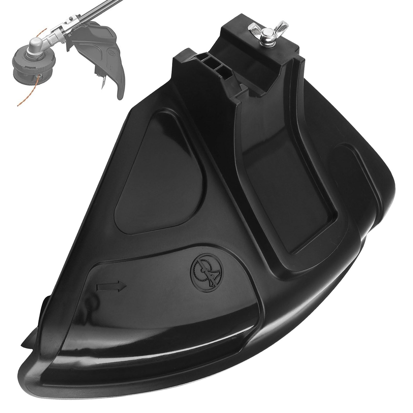 Berpse 308473005 Grass Shield/Guard Compatible With Ryobi & Homelite Straight Shaft Trimmer, Fits Model Ry251Ph, Ry252Cs, Ry253S