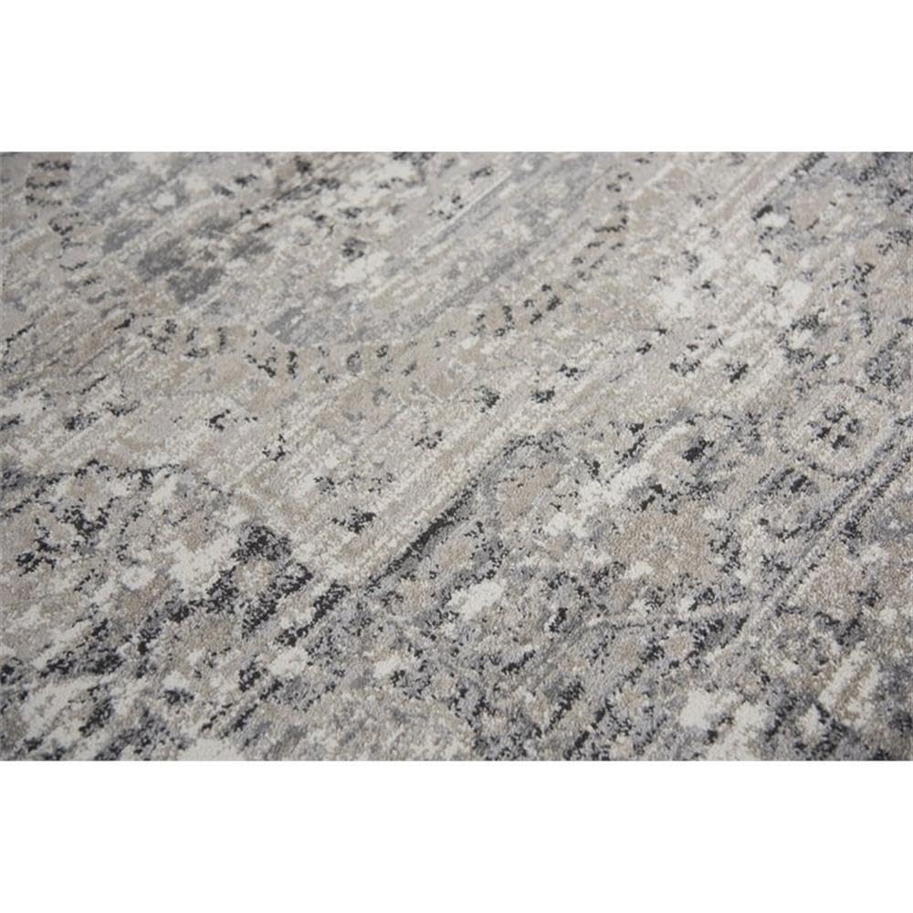 Rizzy Home Alora Decor Swagger 5'3"X7'6" Distress Gray/Natural/Tan/Dk Gray Area Rug