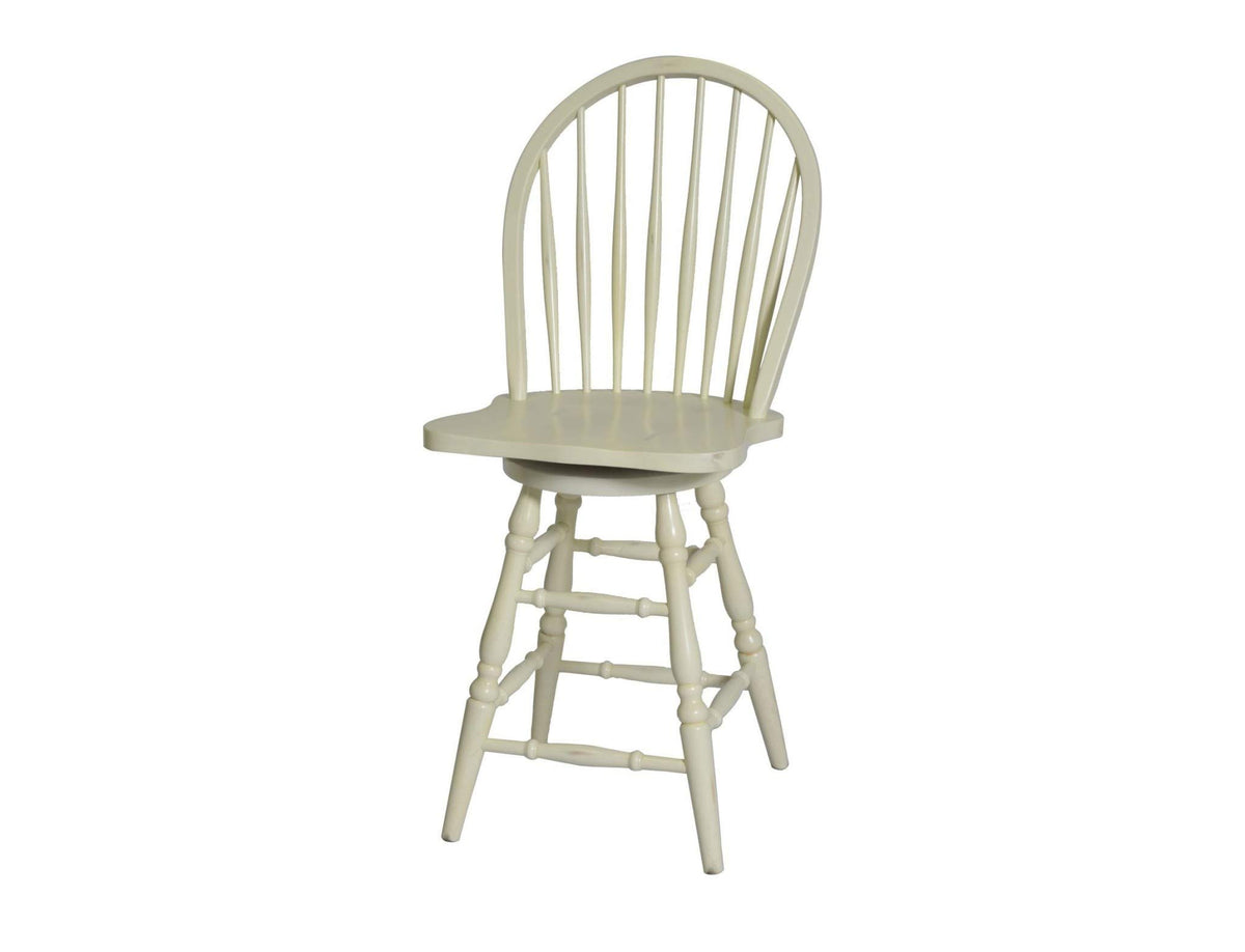 HomeRoots 18.5' X 22.5' X 42' Buttermilk Hardwood Barstool