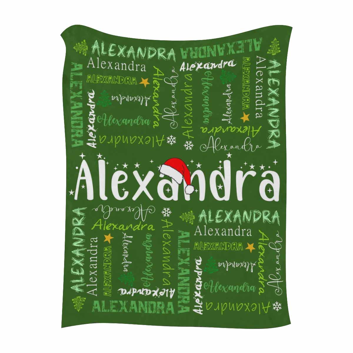 Personalized Name Blanket For Adult Kids, Customized Name Bed Blanket Custom Name Throw Blanket For Boys Girls Children Bedroom