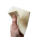 EcoFriendly 100% Wool Sponge for Dishes, Face, Body & Surfaces  2 PK
