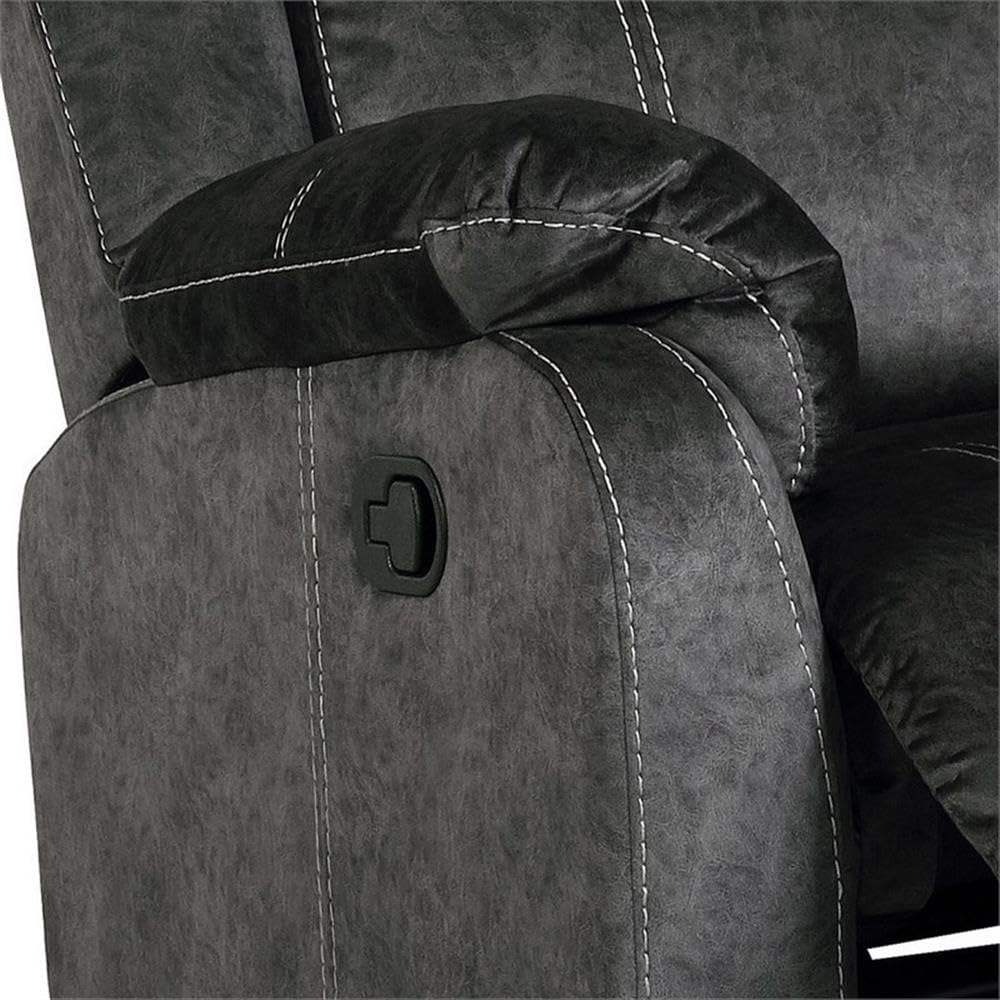 Global Furniture USA Domino Console Reclining Loveseat - Thumbnail 3