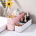 Omortex All New Socks Rack Innerwear Cosmetic Makeup Drawer Organiser With Partition (Pack Of 4)