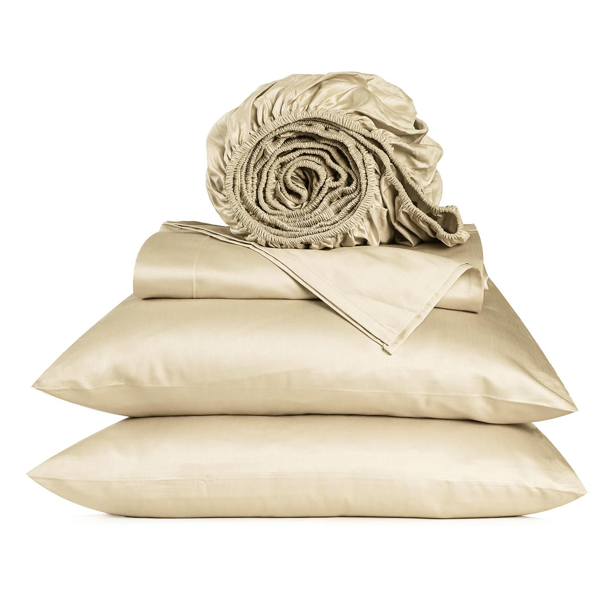 Urbanhut 800 Thread Count Egyptian Cotton Sheets Set Queen Size, Long Staple Sheets, Soft & Breathable, 4 Pc Bed Sheet Sets For