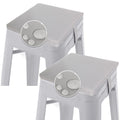 Gueglsa Indoor Outdoor Bar Stool Cushions 12X12 Inch,Non Slip Square Seat Pad With Straps,Waterproof Fade Resistant Small Metal