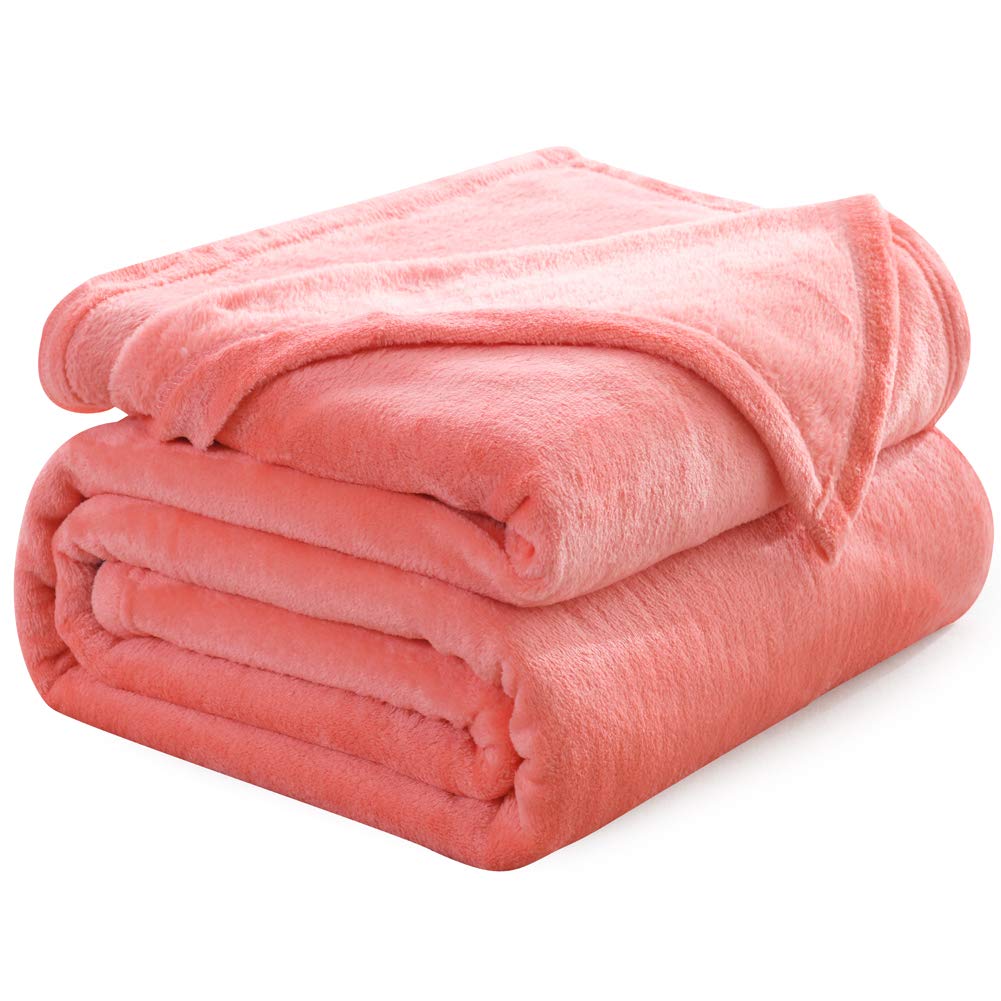 Nanpiper Throw Blanket Ultra Soft Thick Microplush Bed Blanket-All Season Premium Fluffy Microfiber Fleece Throw For Sofa Couch(