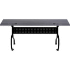 Lorell, LLR59488, Charcoal Flip Top Training Table, 1 Each