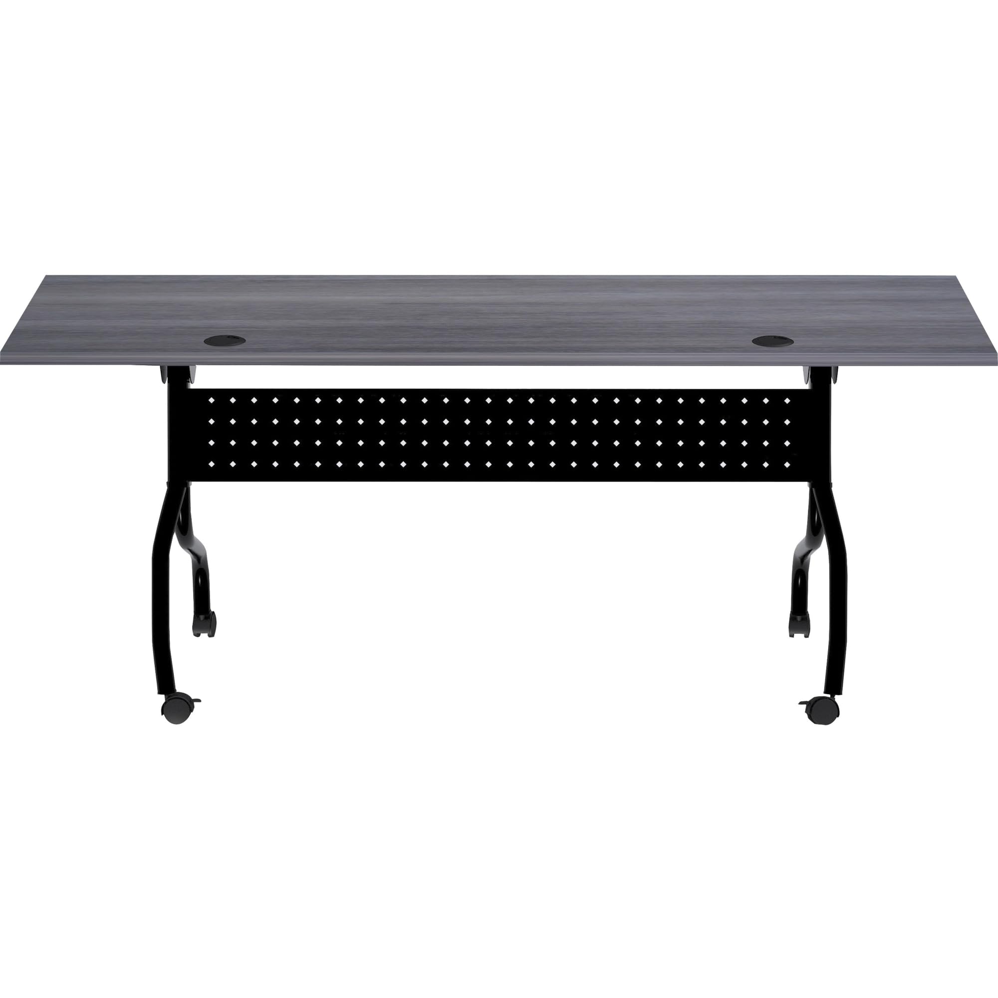 Lorell, LLR59488, Charcoal Flip Top Training Table, 1 Each