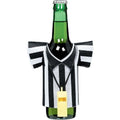 Referee Shirt Foam Bottle Cover - 5 1/2'' x 5 1/4'', 1 Pc