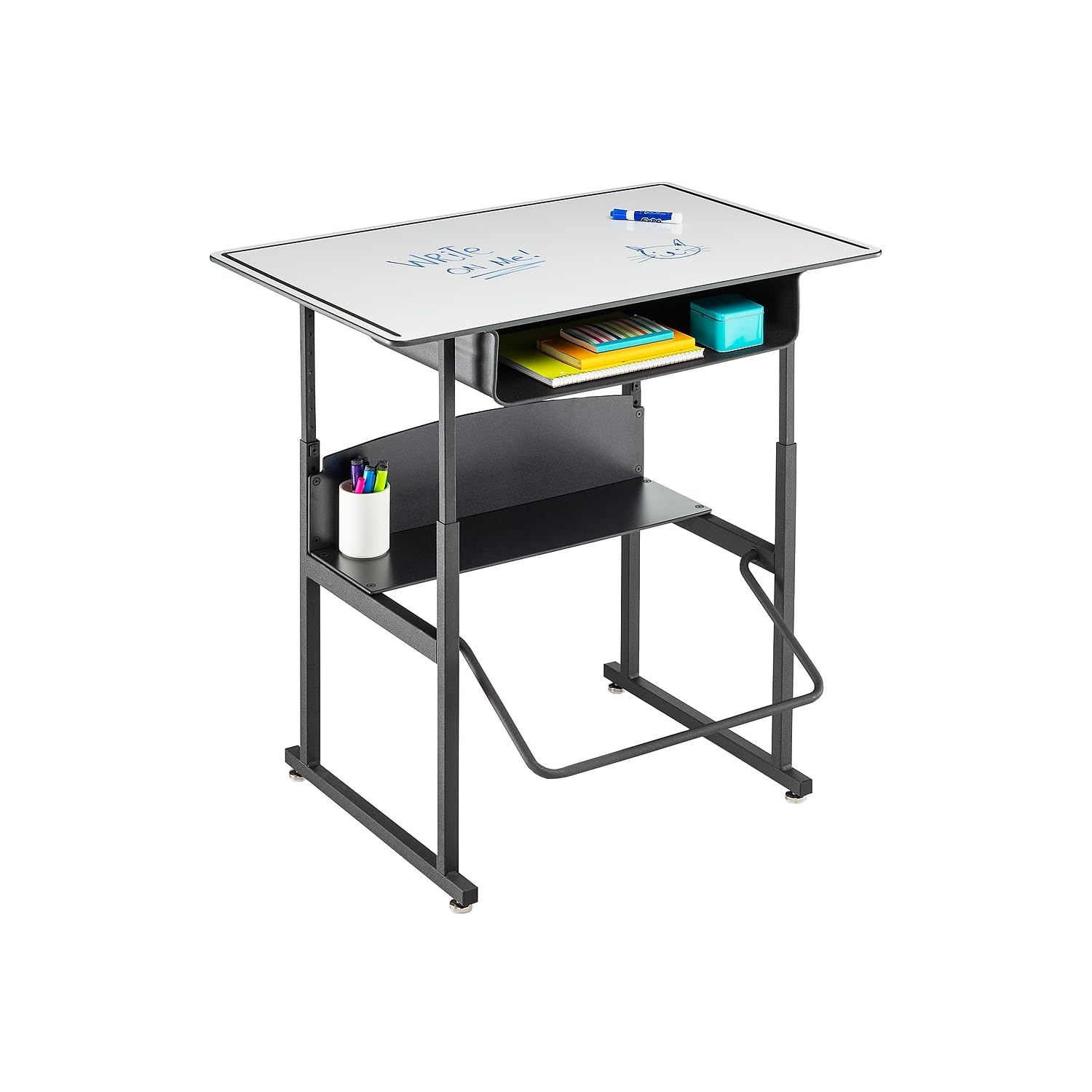 Safco Products 1209DE Alphabetter Desk, 36&quot; x 24&quot;, Dry Erase