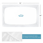 Biloban Twin Fitted Sheet 4 Pack, Twin Bedding Fitted Sheets Only With Deep Pocket Up To 14'', Bottom Sheet, Shrinkage & Stain R