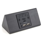 Oct17 Wooden Alarm Clock, Smart Led Digital Clock For Bedroom/Desks, Upgraded With Time Temperature, Adjustable Brightness And V