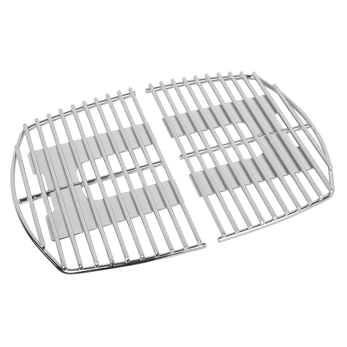 Stanbroil Stainless Steel Grill Cooking Grates For Weber Q1000 Series, Q1200, Q1400 Gas Grill, Replacement For Weber 7644 - Set